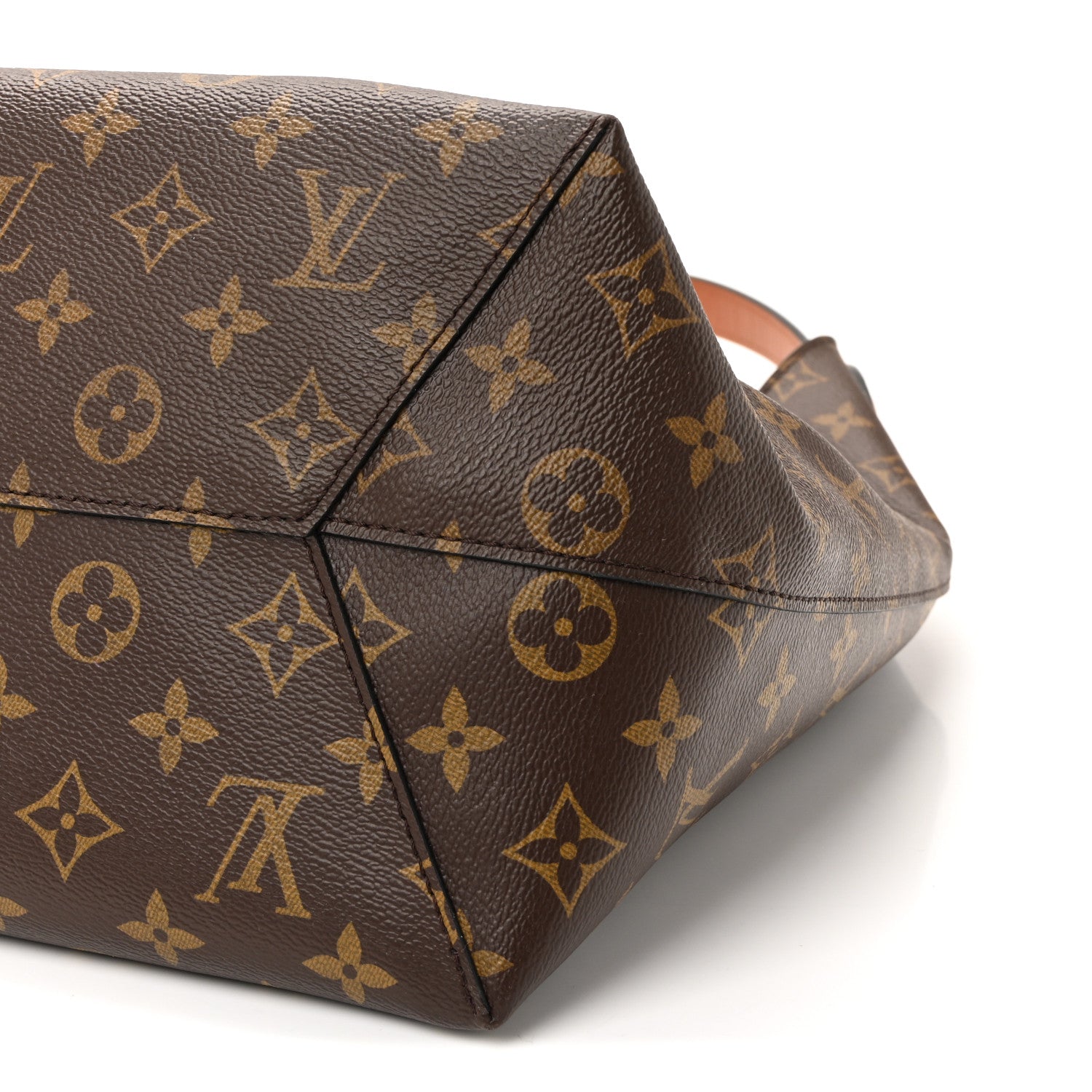 Monogram Flower Hobo Caramel