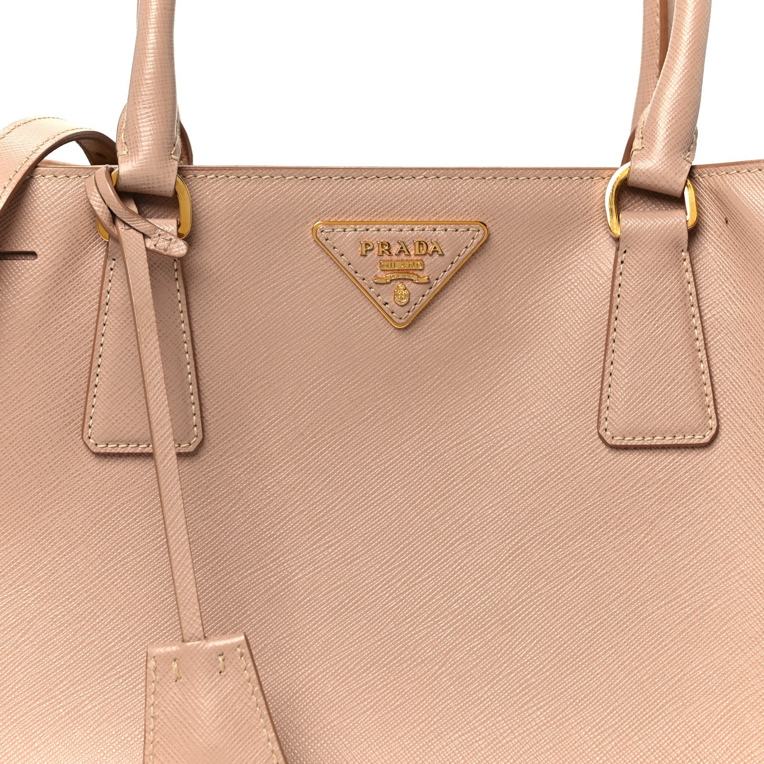 Saffiano Medium Galleria Double Zip Tote Cammeo
