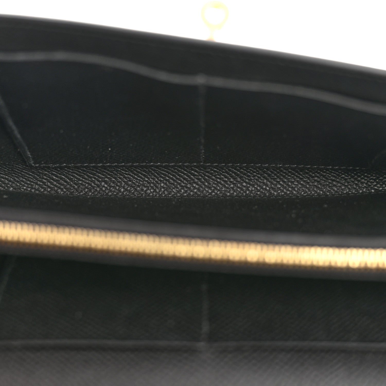 Epsom Shiny Alligator Touch Kelly Wallet To Go Black