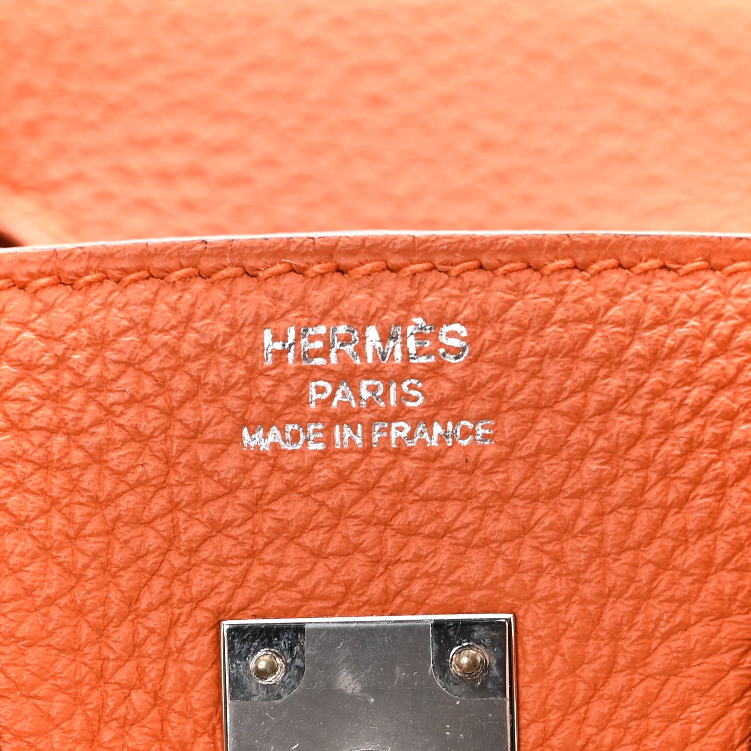 Togo Birkin 25 Orange