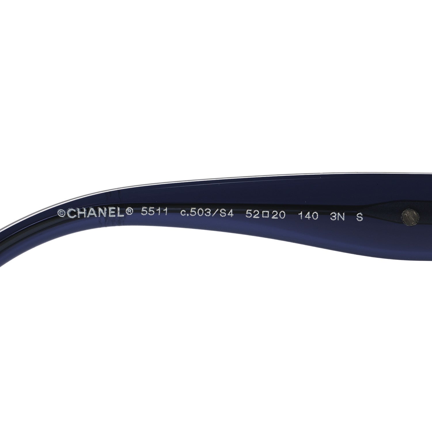 Acetate Chain Sunglasses 5511 Blue