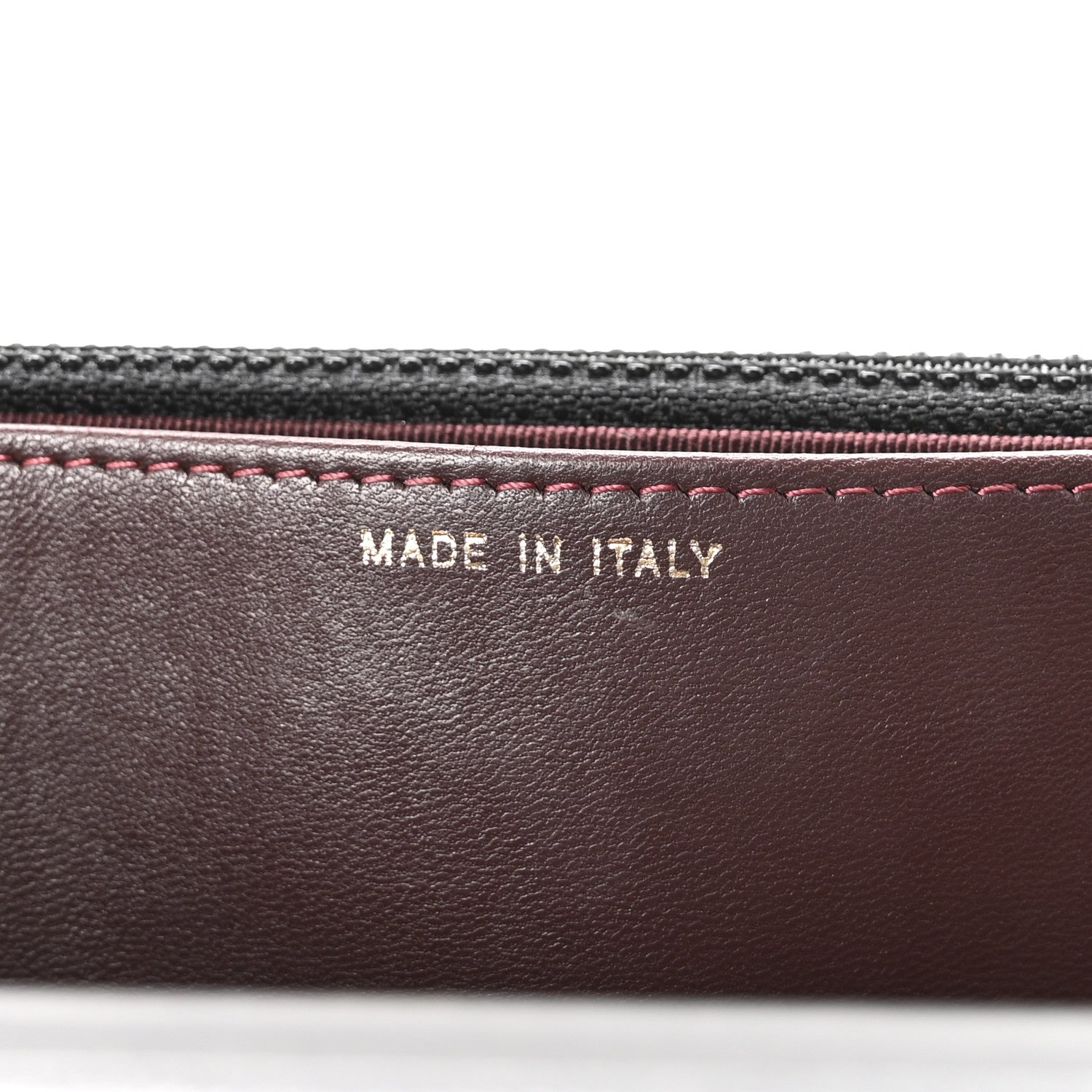 Lambskin Quilted Wallet On Chain WOC Black