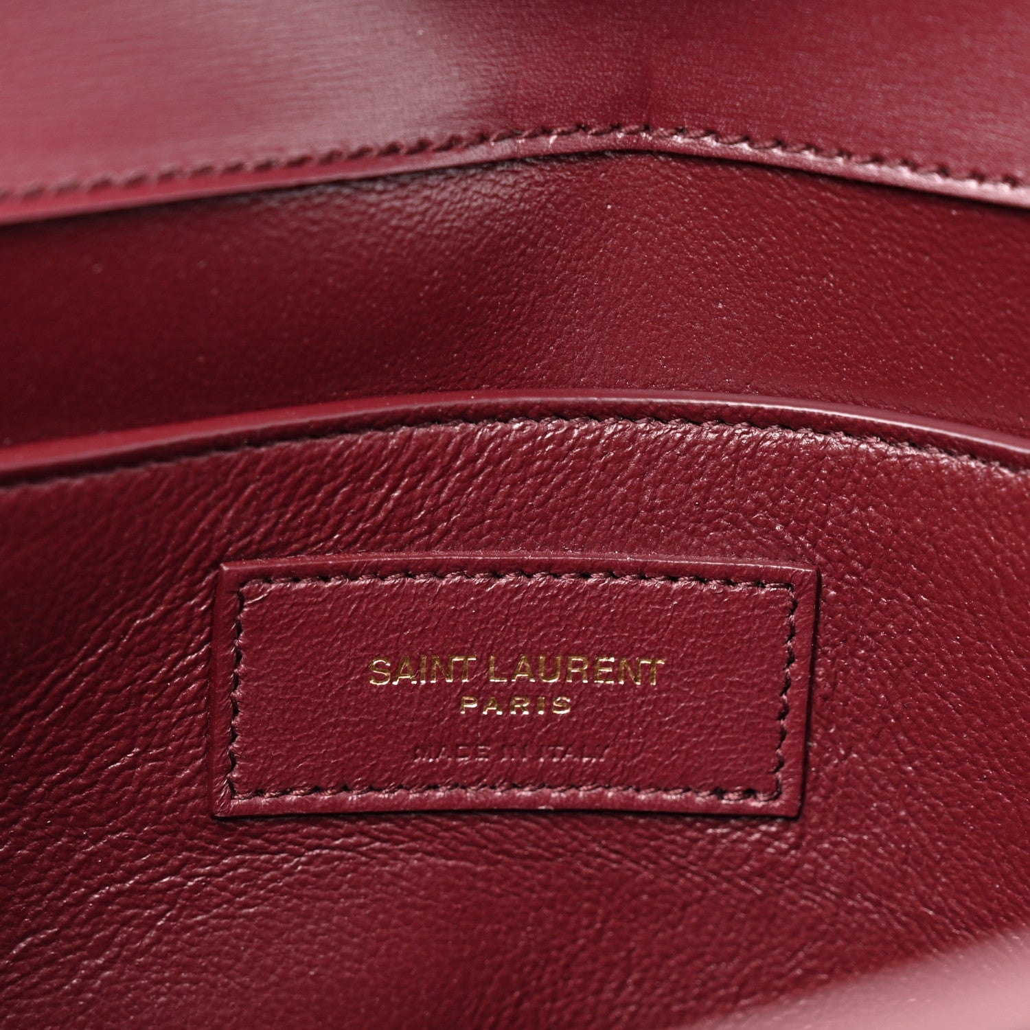 Smooth Calfskin Manhattan Shoulder Bag Rouge Legion