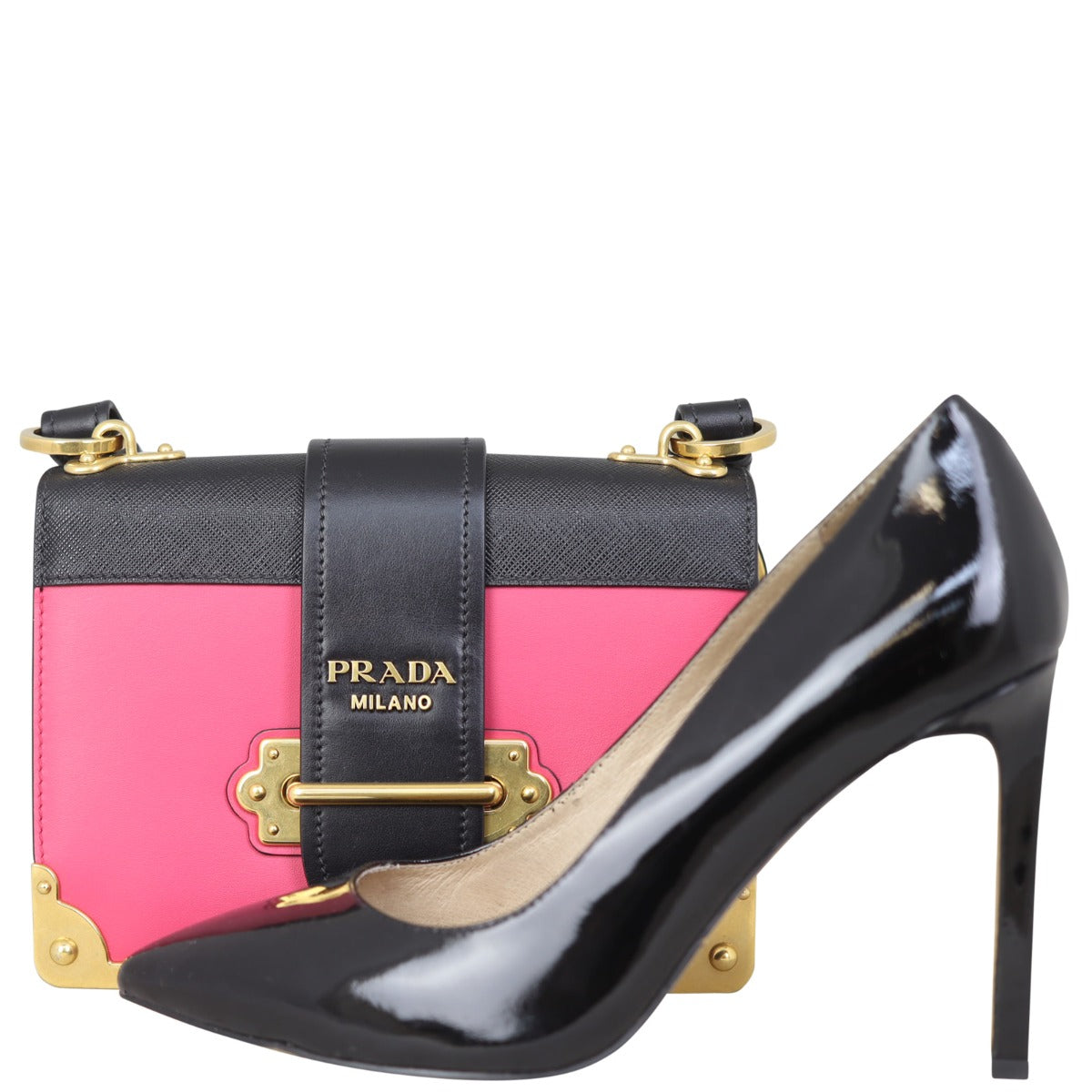 Prada Cahier Shoulder Bag