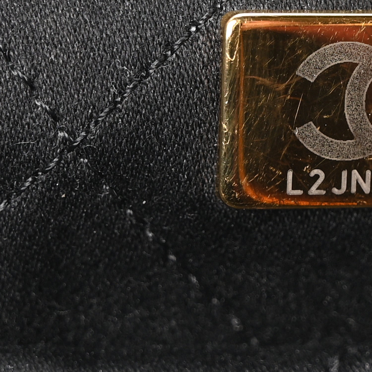 Shiny Calfskin Quilted Small Chanel 22 Black