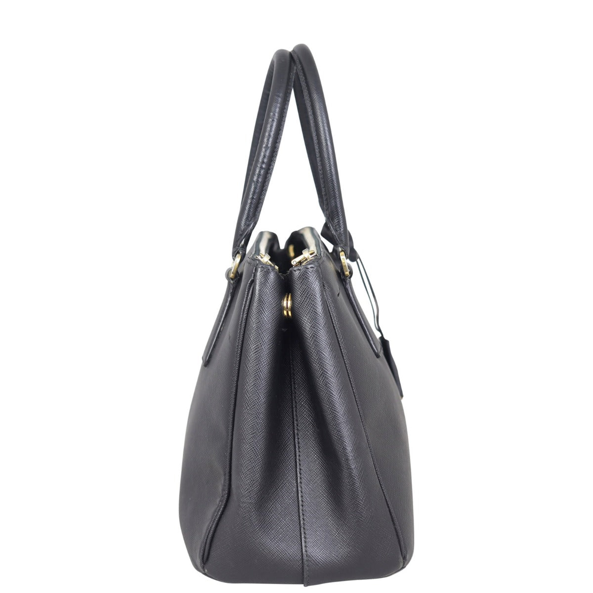 Prada Saffiano Lux Galleria Double Zip Tote Small