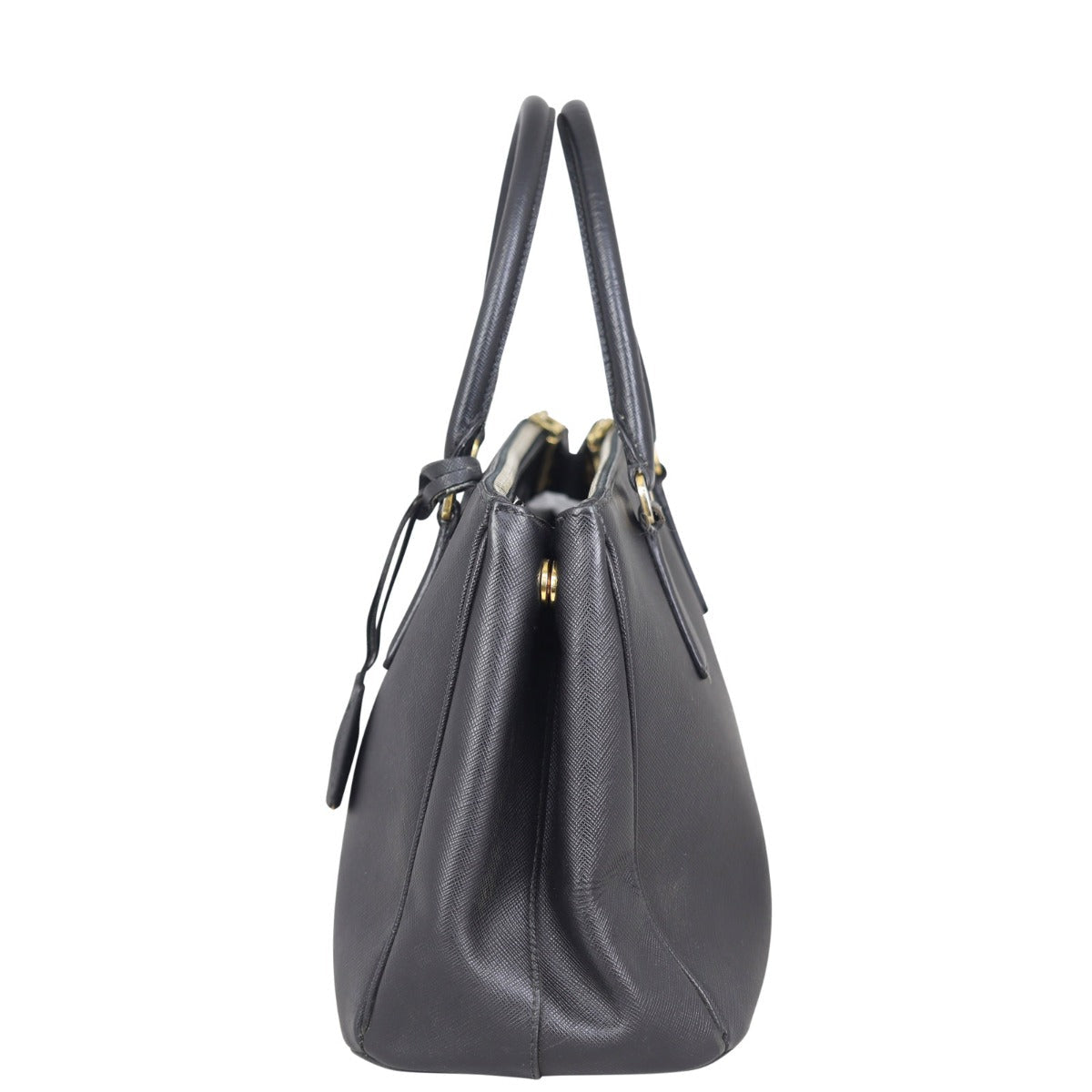 Prada Saffiano Lux Galleria Double Zip Tote Small