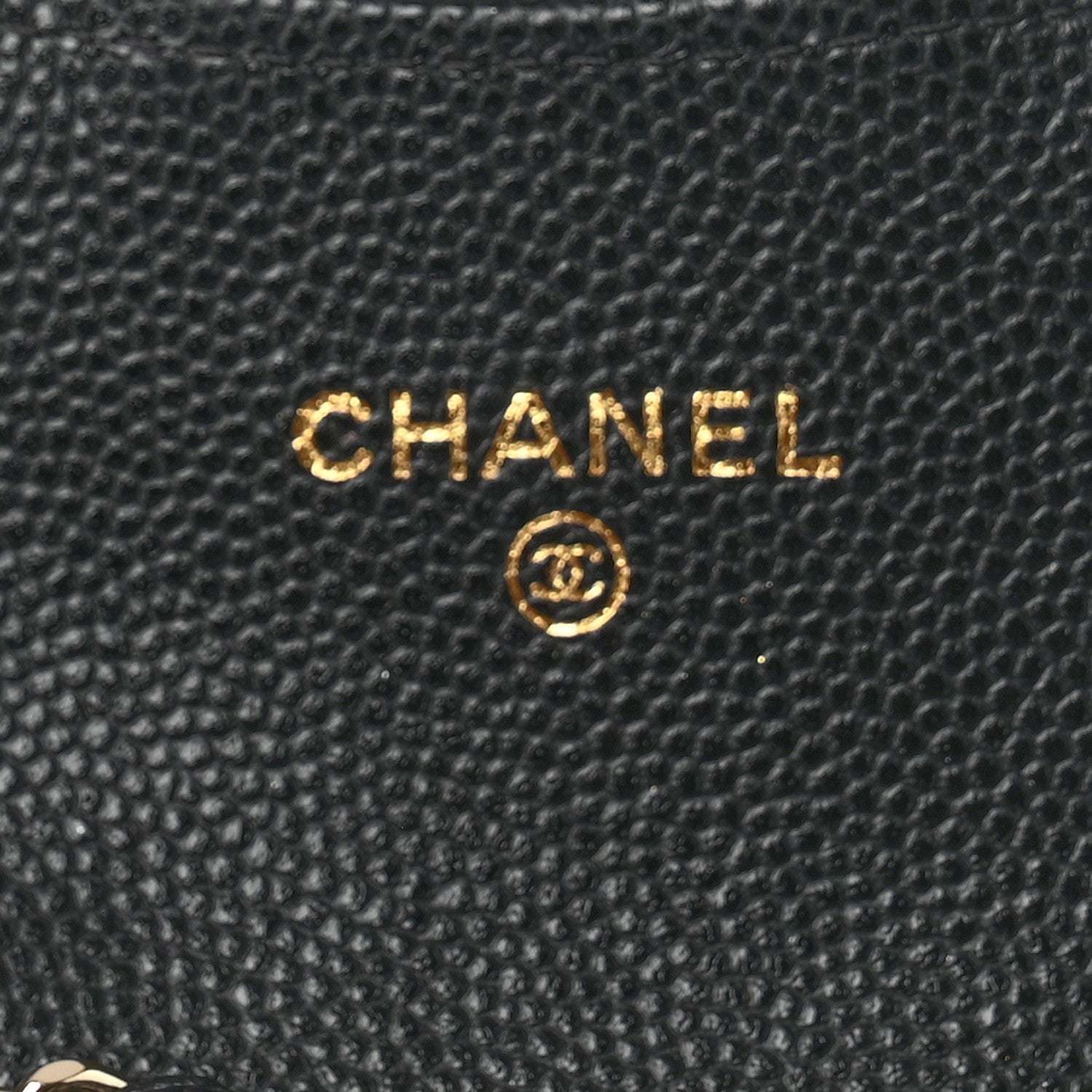 Caviar Quilted Mini Chain Belt Bag Black