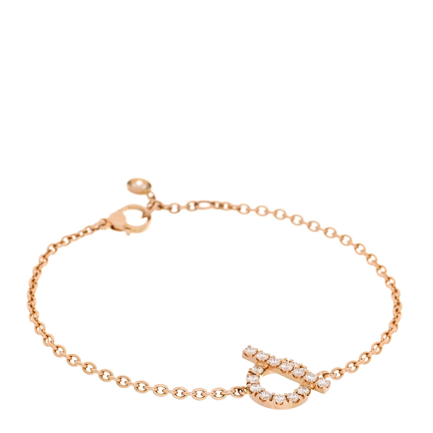 18K Rose Gold Diamond Finesse Bracelet SH