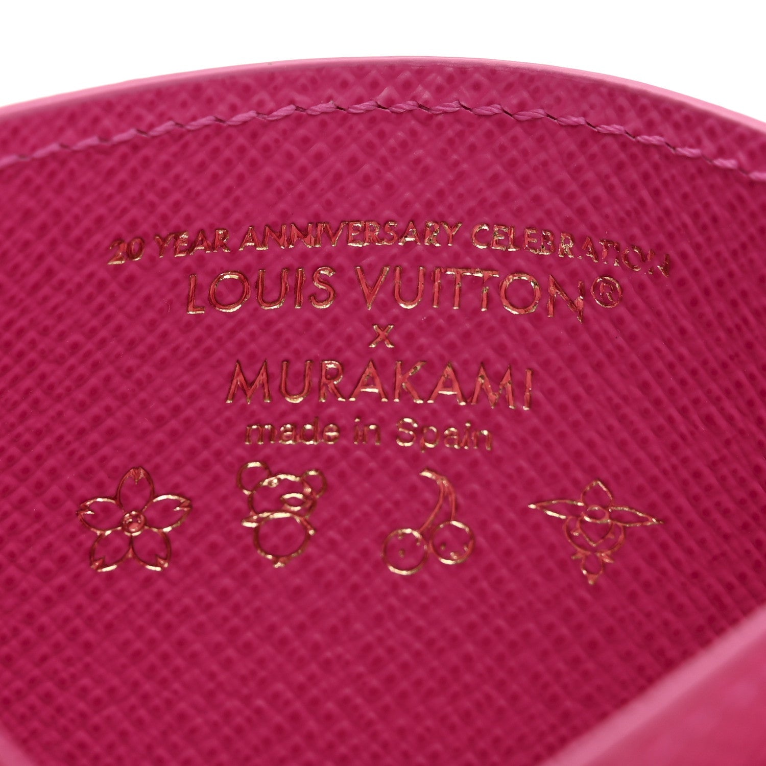 LV X TM Monogram Multicolor Card Holder Kawaii Pink