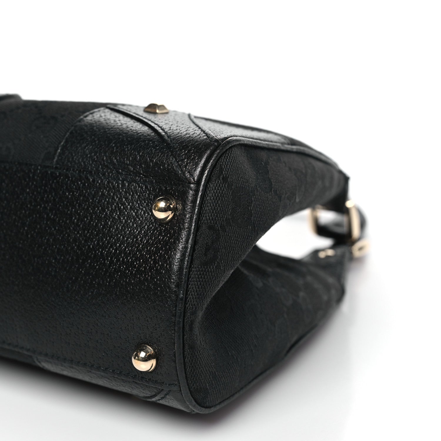 Monogram Calfskin Large Bardot Tote Black