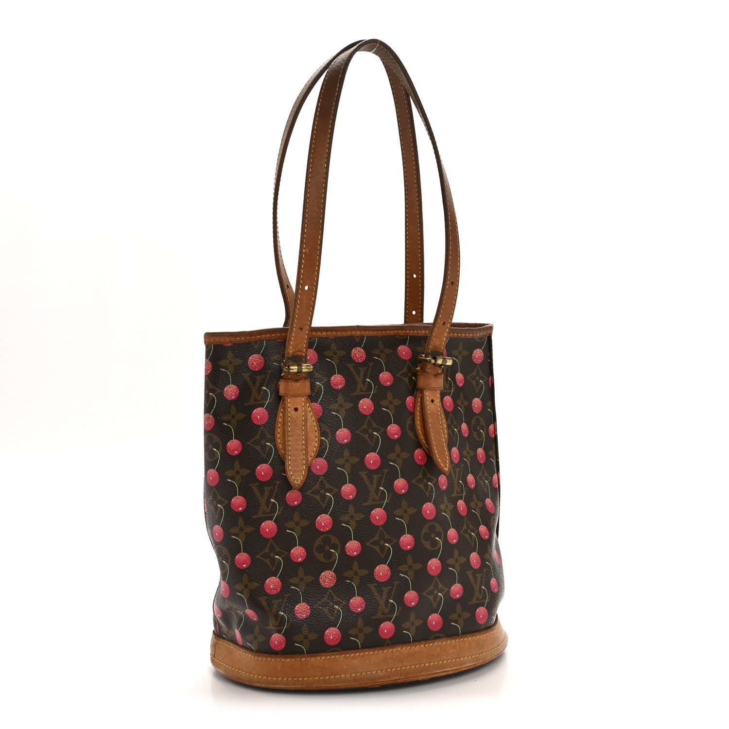 Monogram Cerises Bucket Bag
