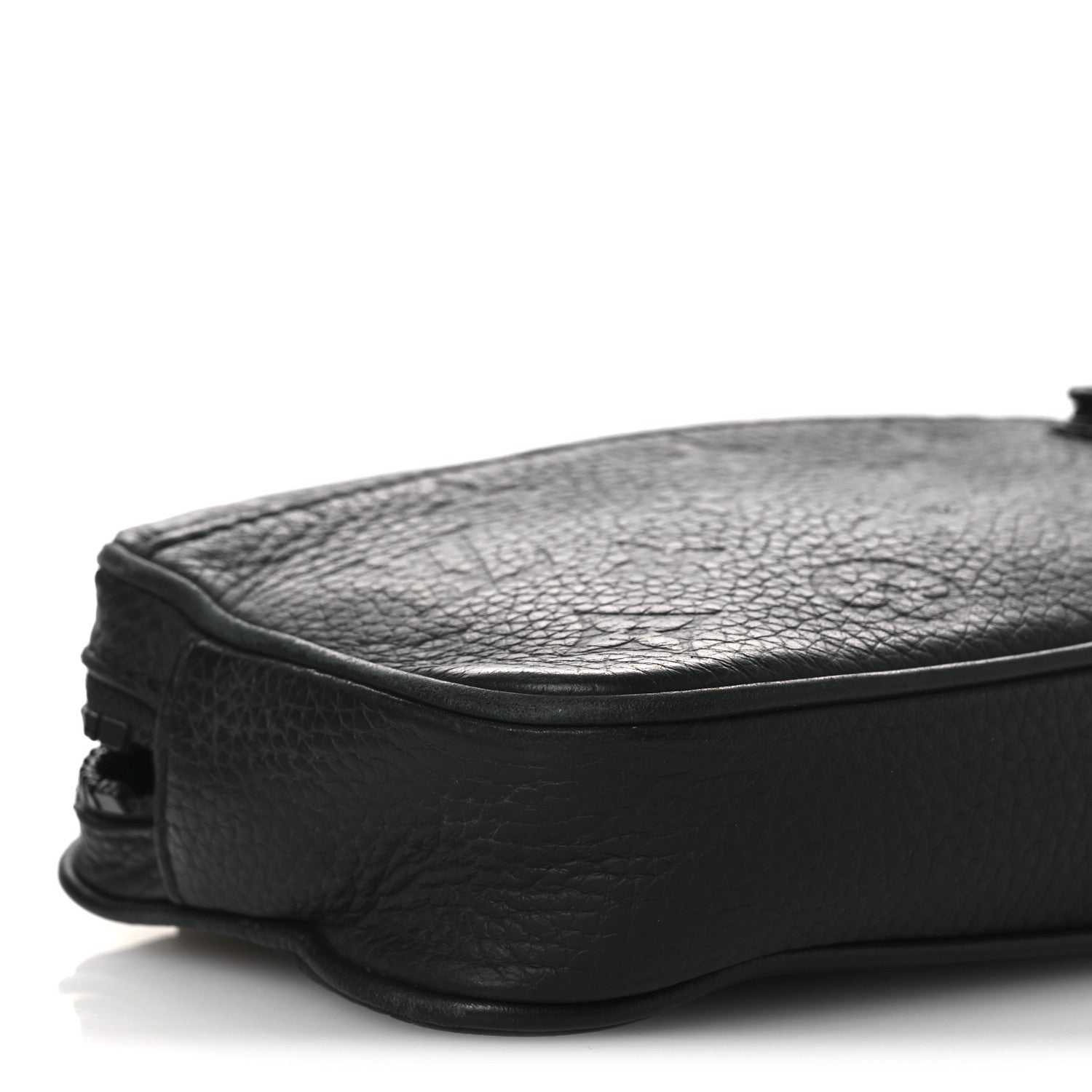 Taurillon Monogram Uniformes Solar Ray Soft Pochette Volga Belt Bag Black