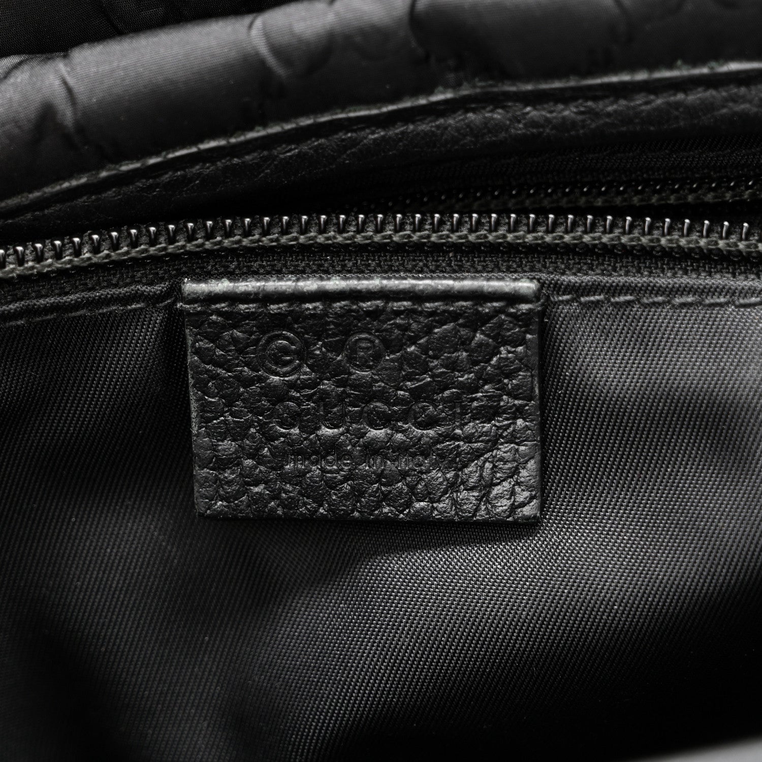 Nylon Monogram Double Buckle Flap Messenger Bag Black