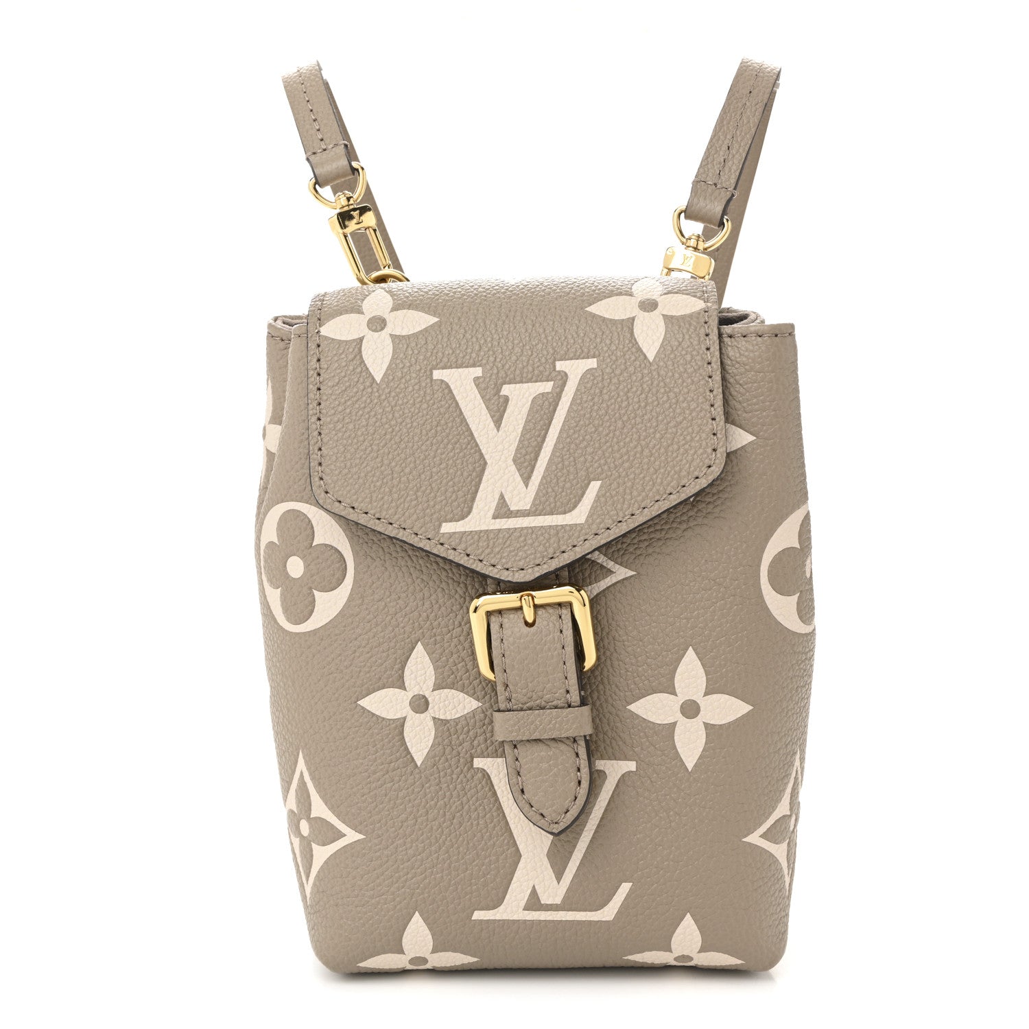 Empreinte Monogram Giant Tiny Backpack Tourterelle Cream
