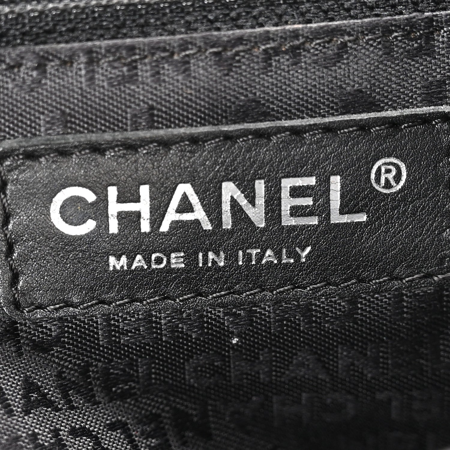 Caviar Quilted Chocolate Bar Tote Black