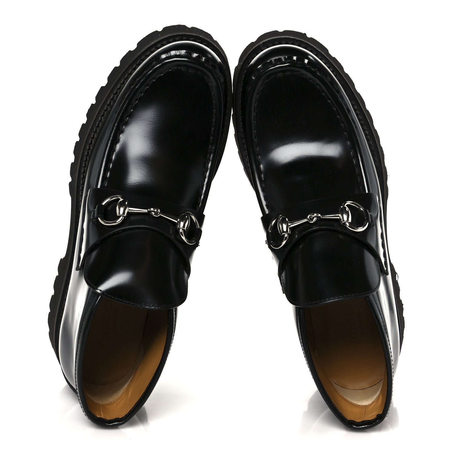 Cordovan Lux Womens Horsebit Platform Ankle Boots 38 Black