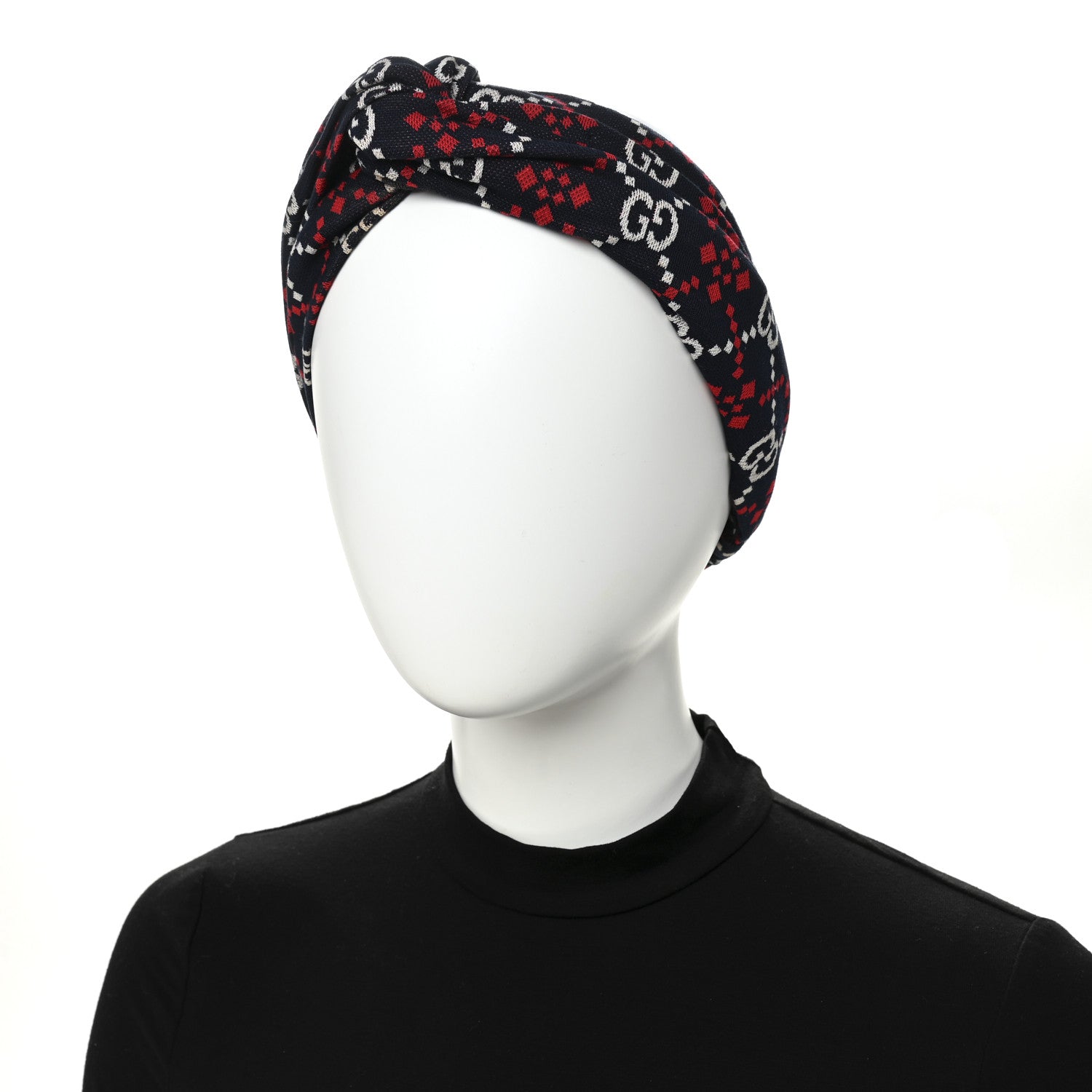 Cotton GG Ginny Headband S Blue Red