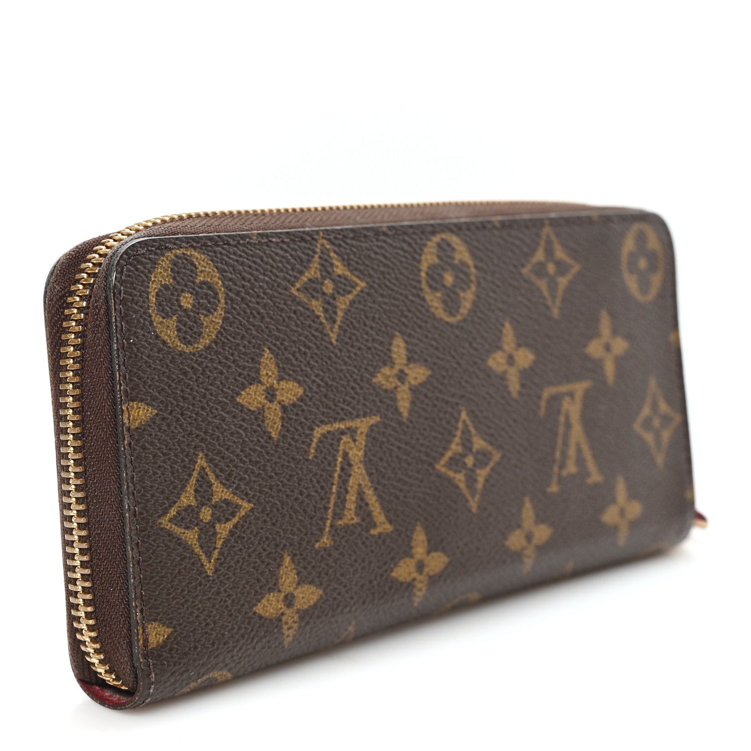 Monogram Clemence Wallet Fuchsia