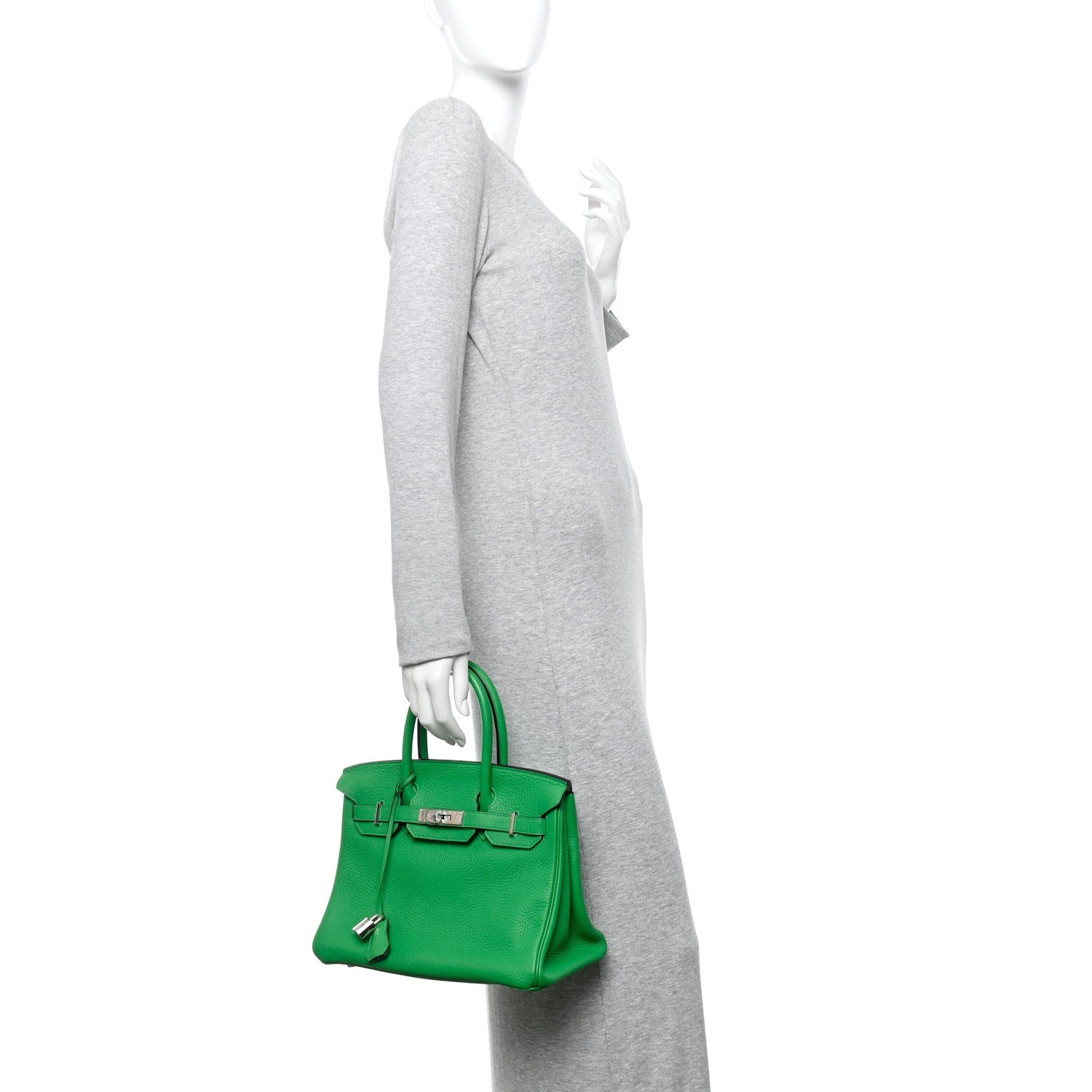 Taurillon Clemence Birkin 30 Bambou