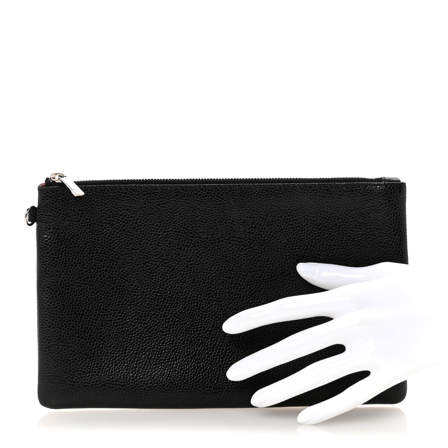 Caviar Pouch Bag Black