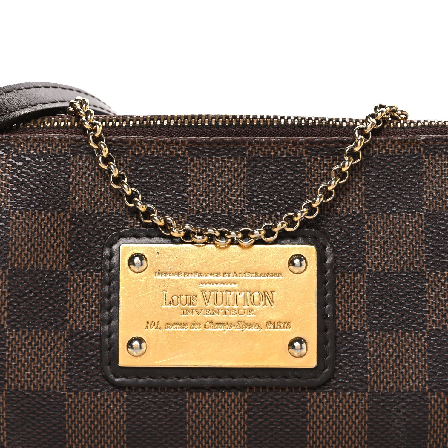 Damier Ebene Eva Clutch
