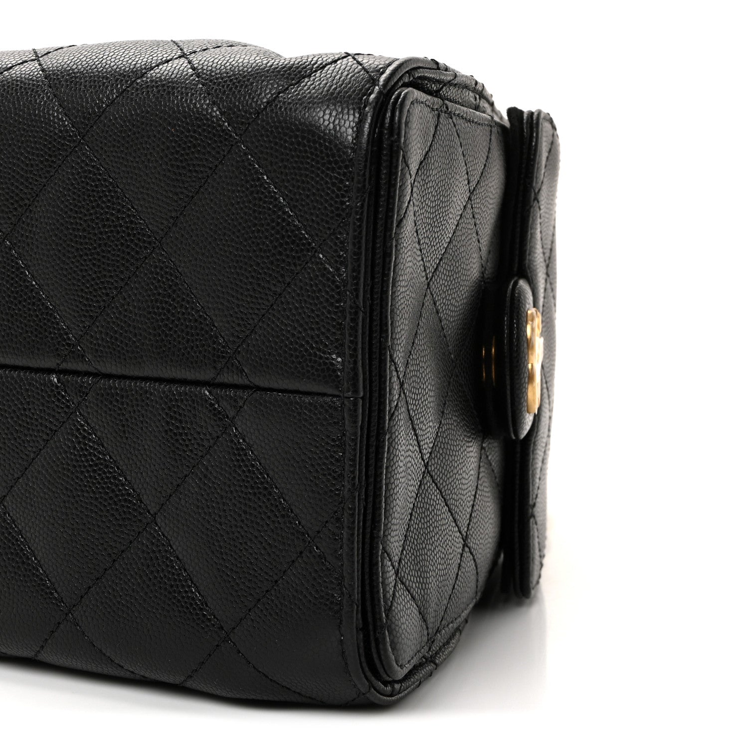 Caviar Quilted Small Chanel 25 Handbag Black