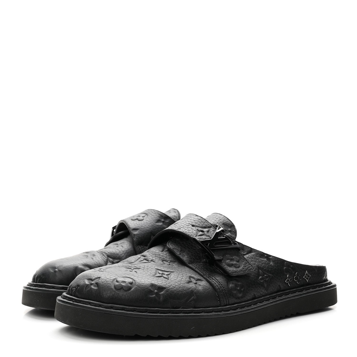 Empreinte Monogram LV Easy Mens Mule 8.5 Black