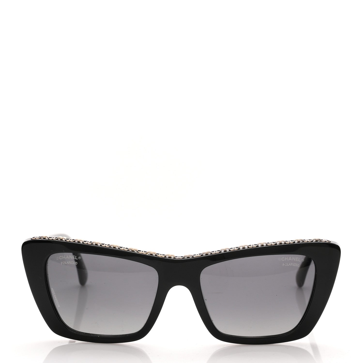 Acetate Polarized Butterfly Sunglasses 5540 Black