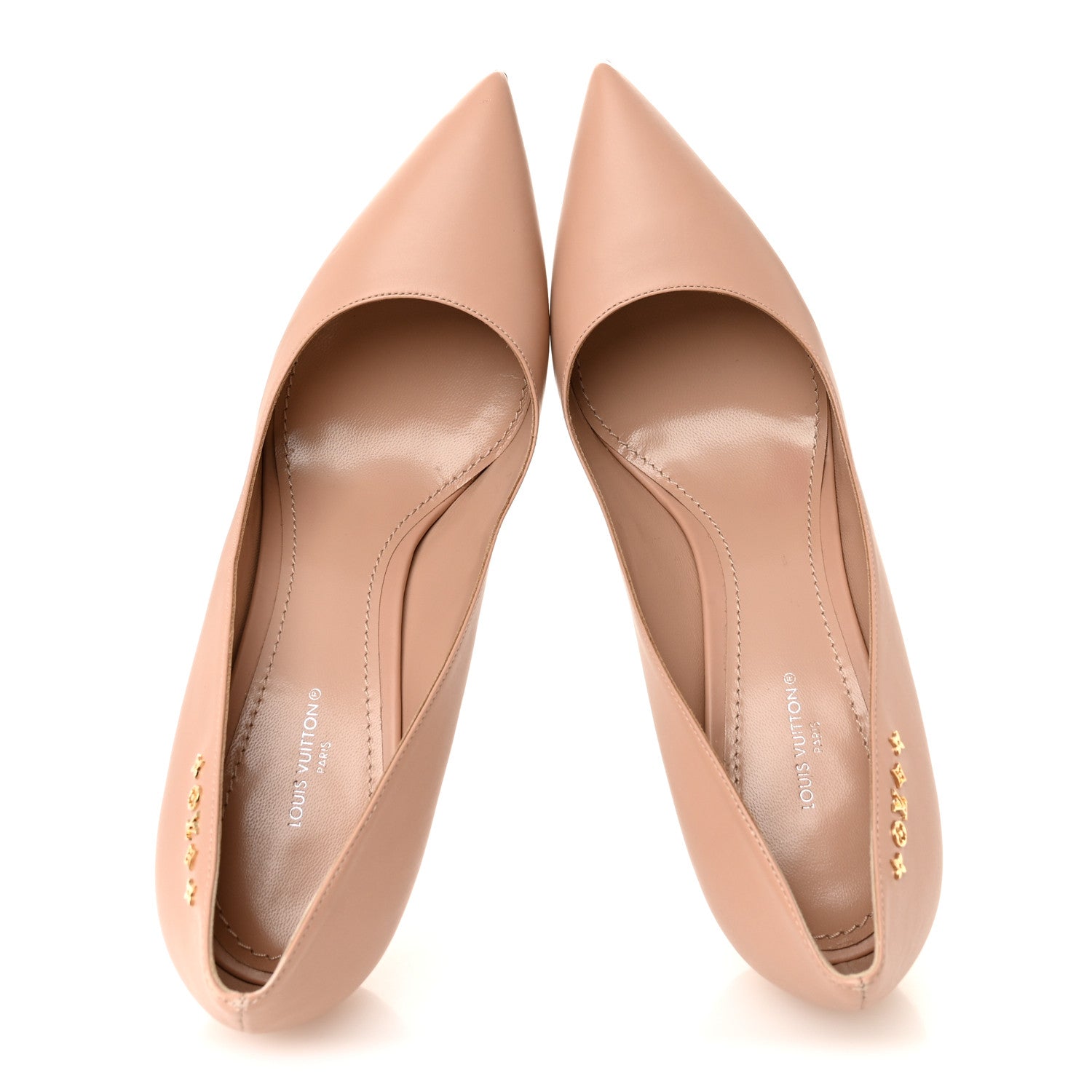 Calfskin Signature Pumps 40 Nude Pink
