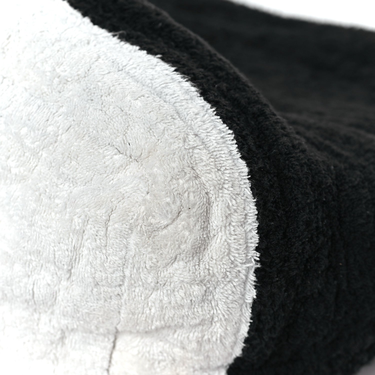 Terry Cotton CC Beach Tote Towel Set Black White