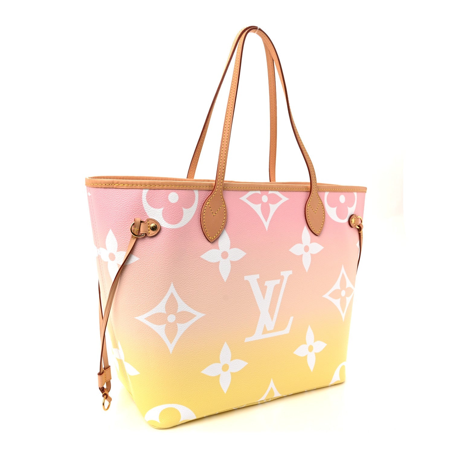 Monogram Giant By The Pool Neverfull MM Light Pink