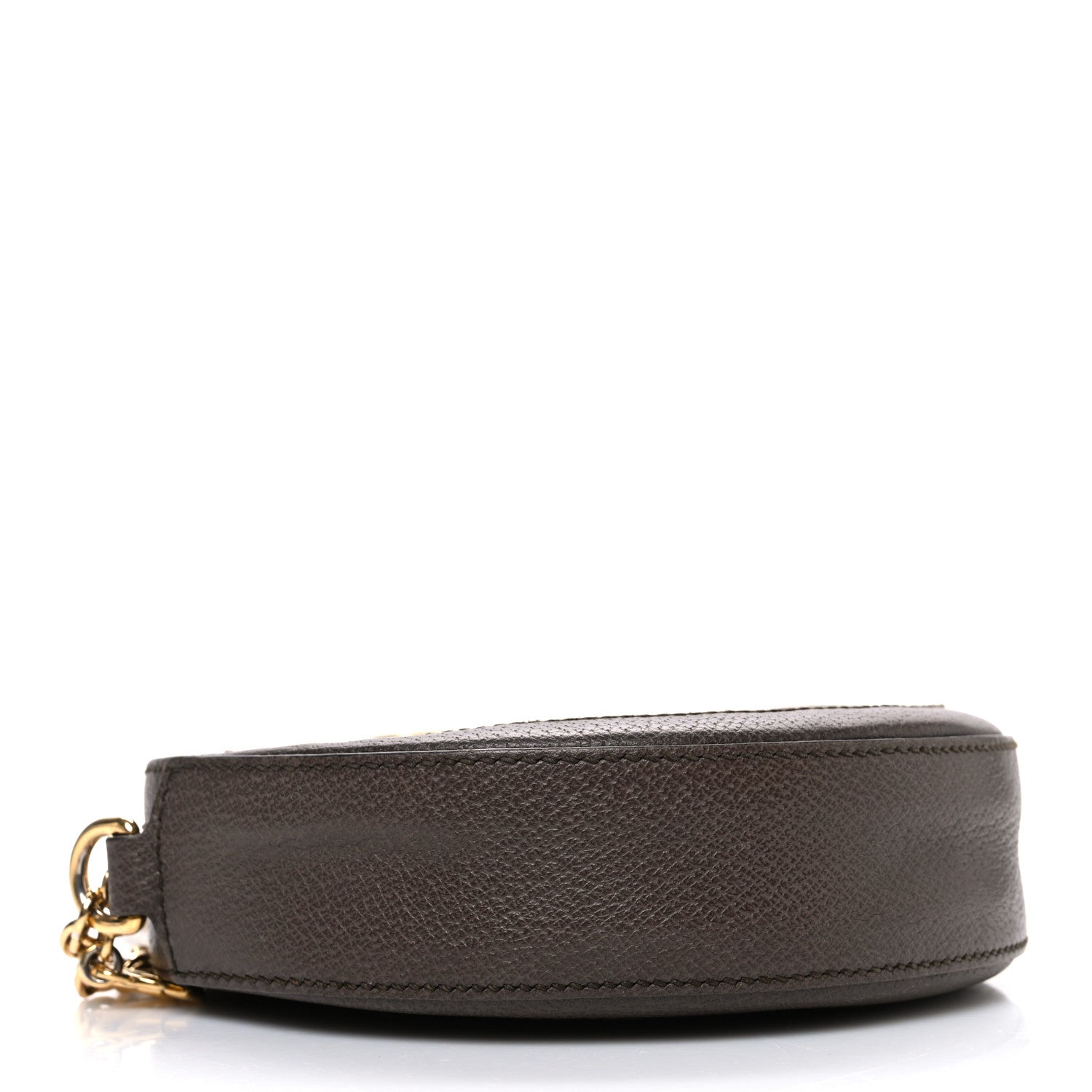 GG Supreme Monogram Web Mini Ophidia Round Shoulder Bag Brown