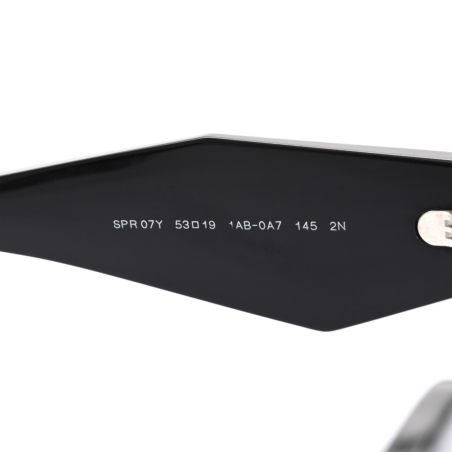 Acetate Symbole Sunglasses SPR 07Y Black