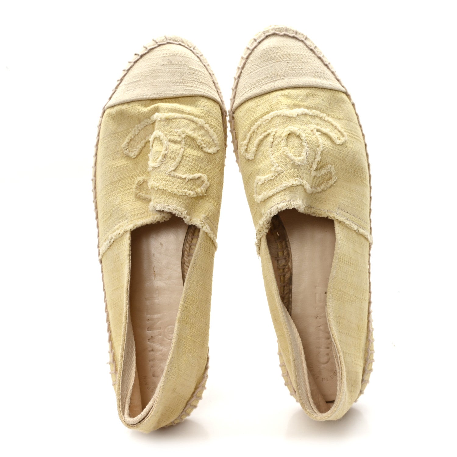 Canvas CC Espadrilles 41 Yellow Ecru