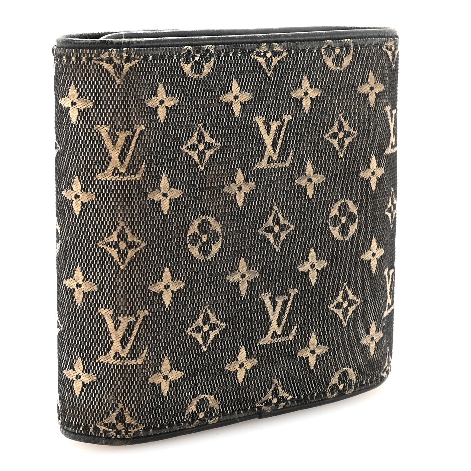 Mini Lin Compact Wallet Blue