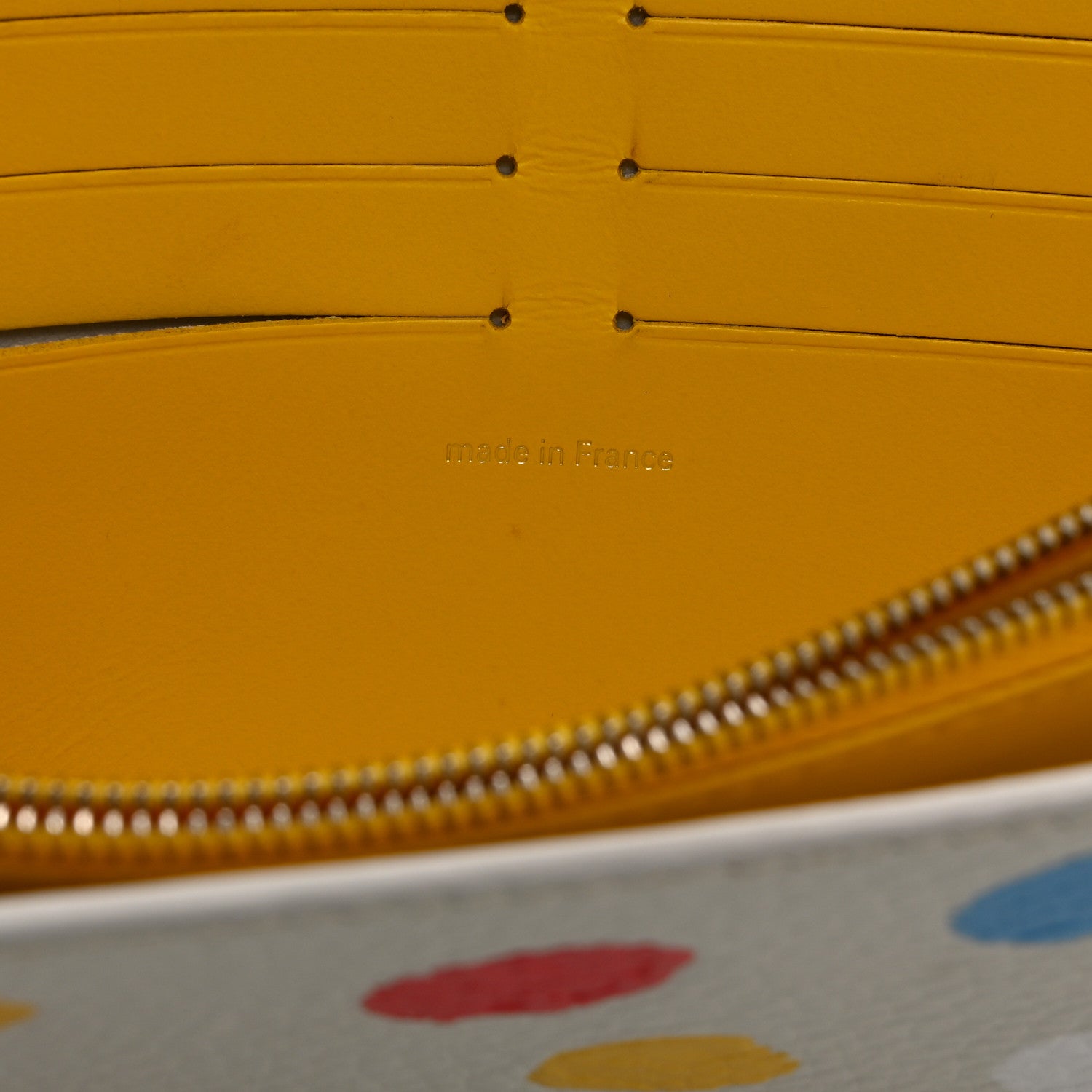 LV X YK Taurillon Dots Capucines Wallet White