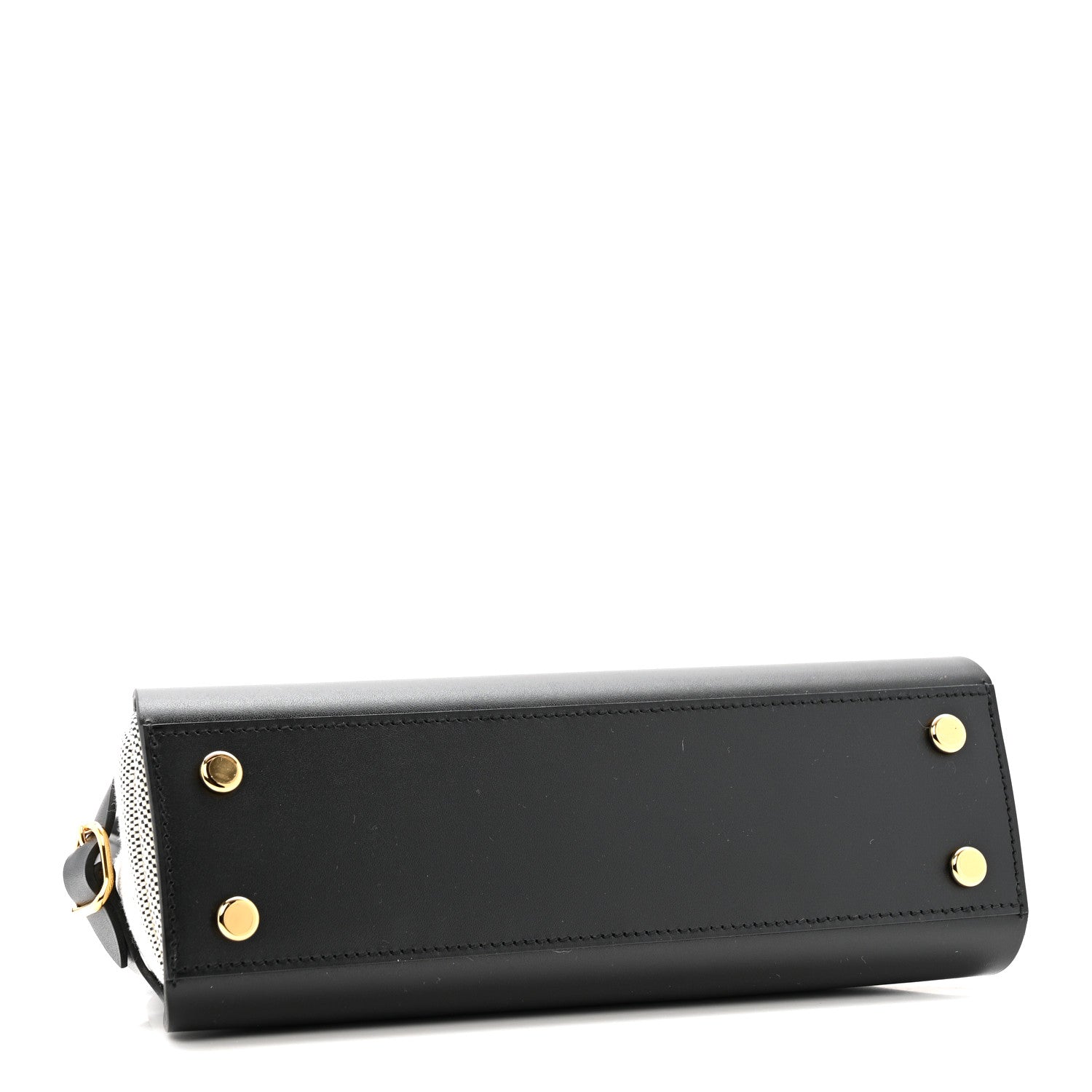 Vache Hunter H Canvas Swift Tablier Sellier Black Ecru