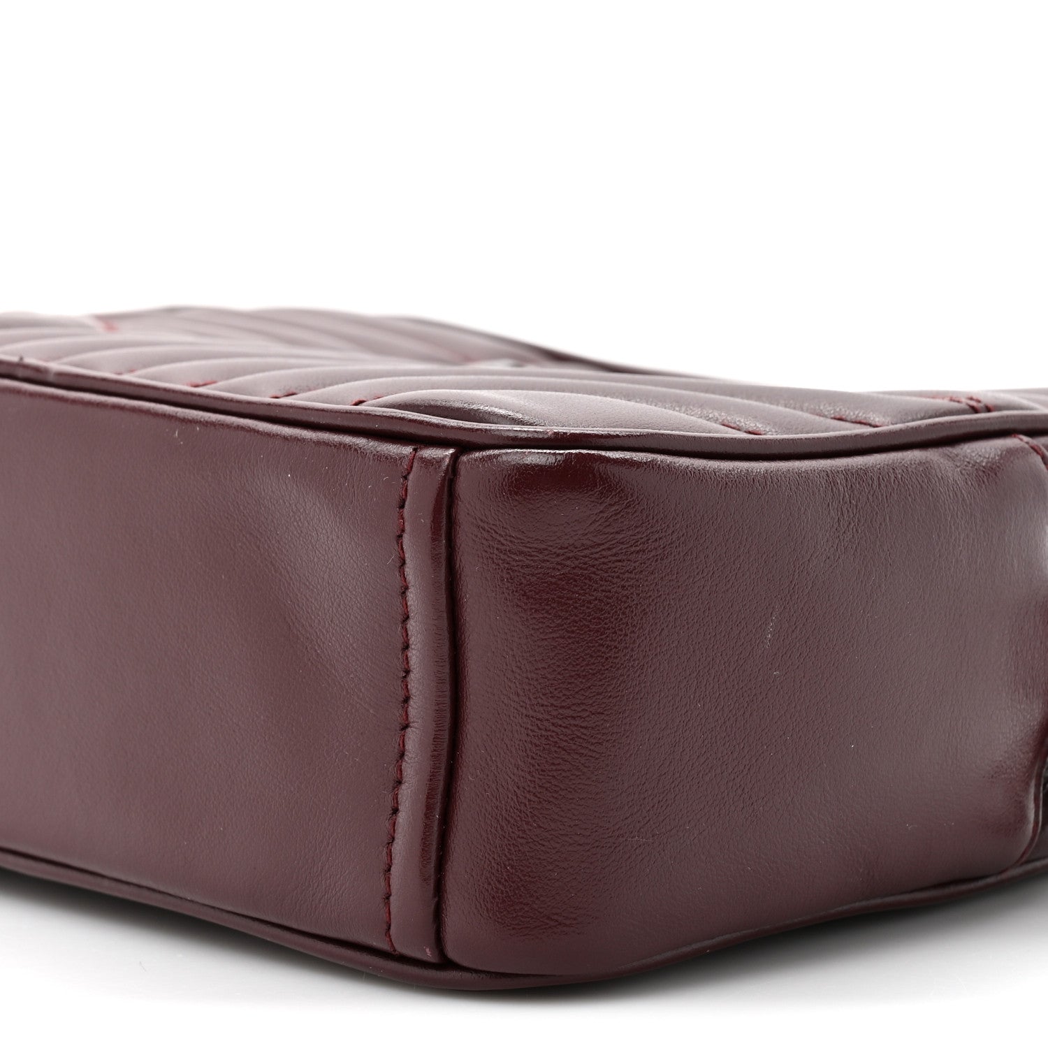 Soft Calfskin Impunture Diagramme Small Camera Bag Granato