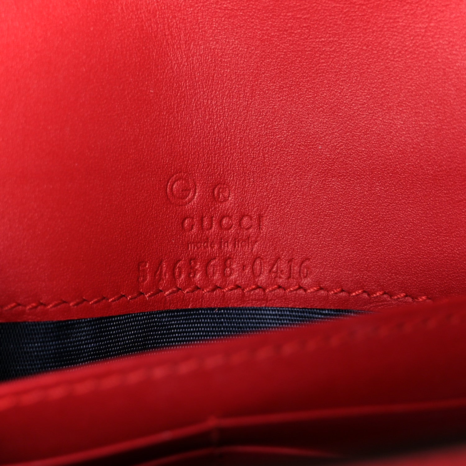 GG Supreme Monogram Blooms Chain Wallet Blue