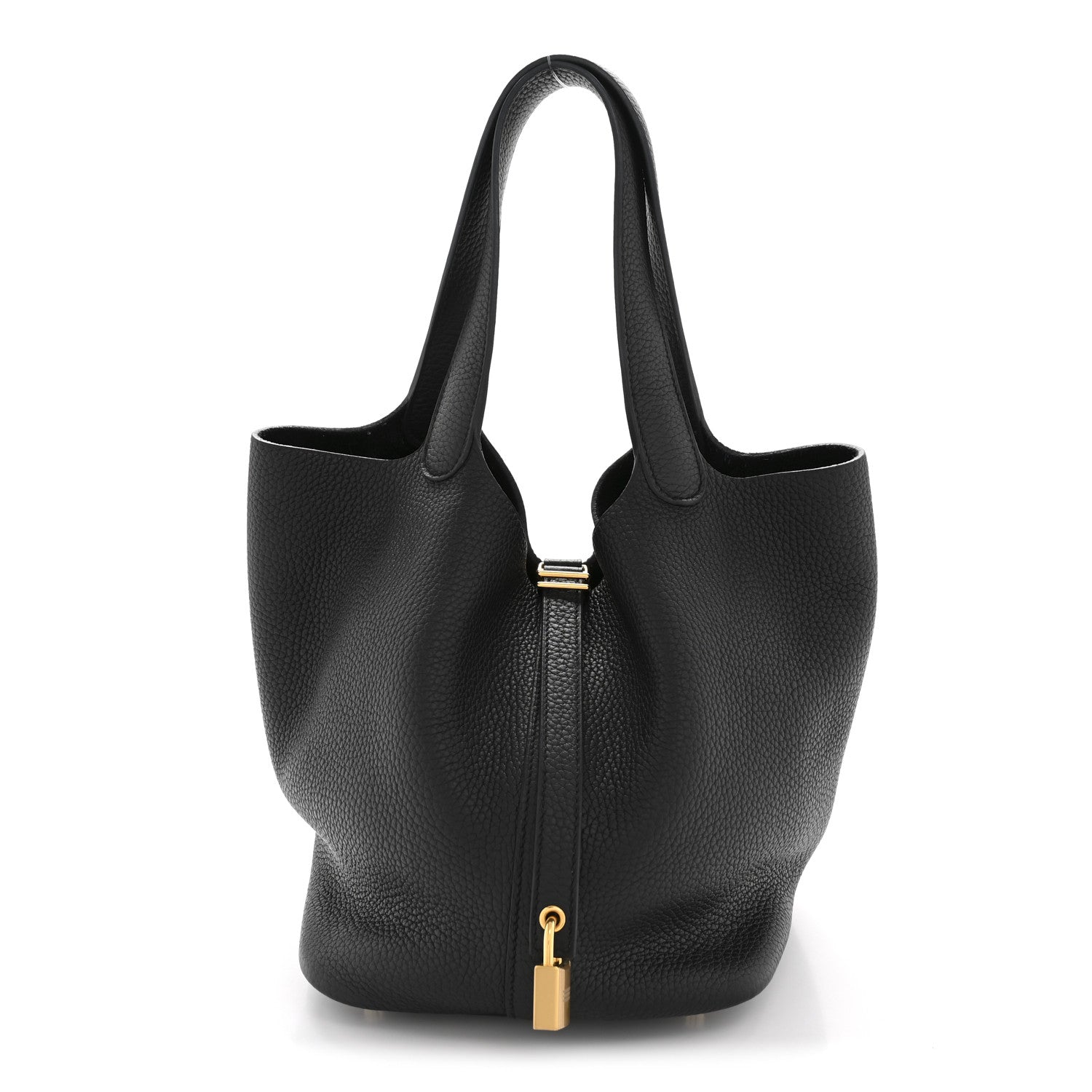 Taurillon Clemence Picotin Lock 22 MM Black