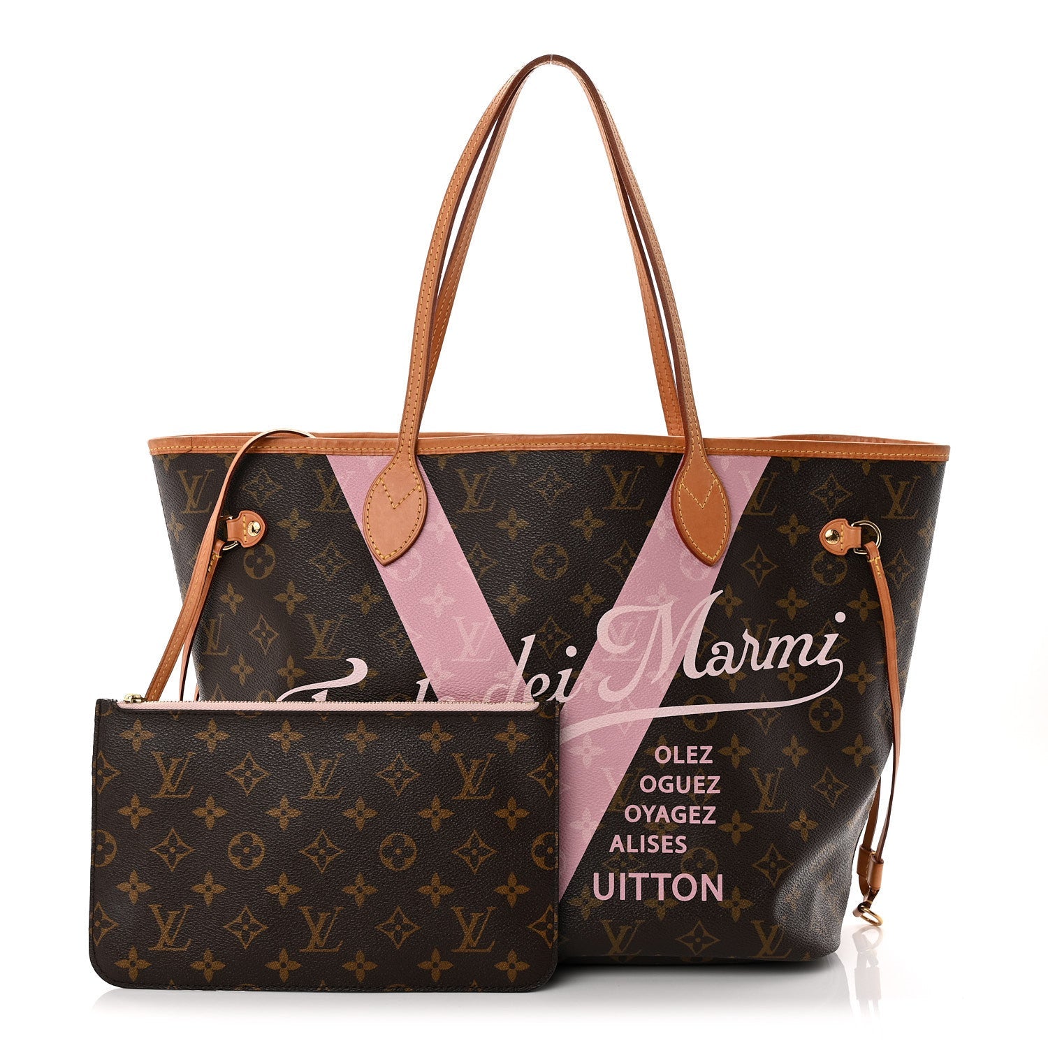 Monogram Forte Dei Marmi V Neverfull MM Rose Ballerine