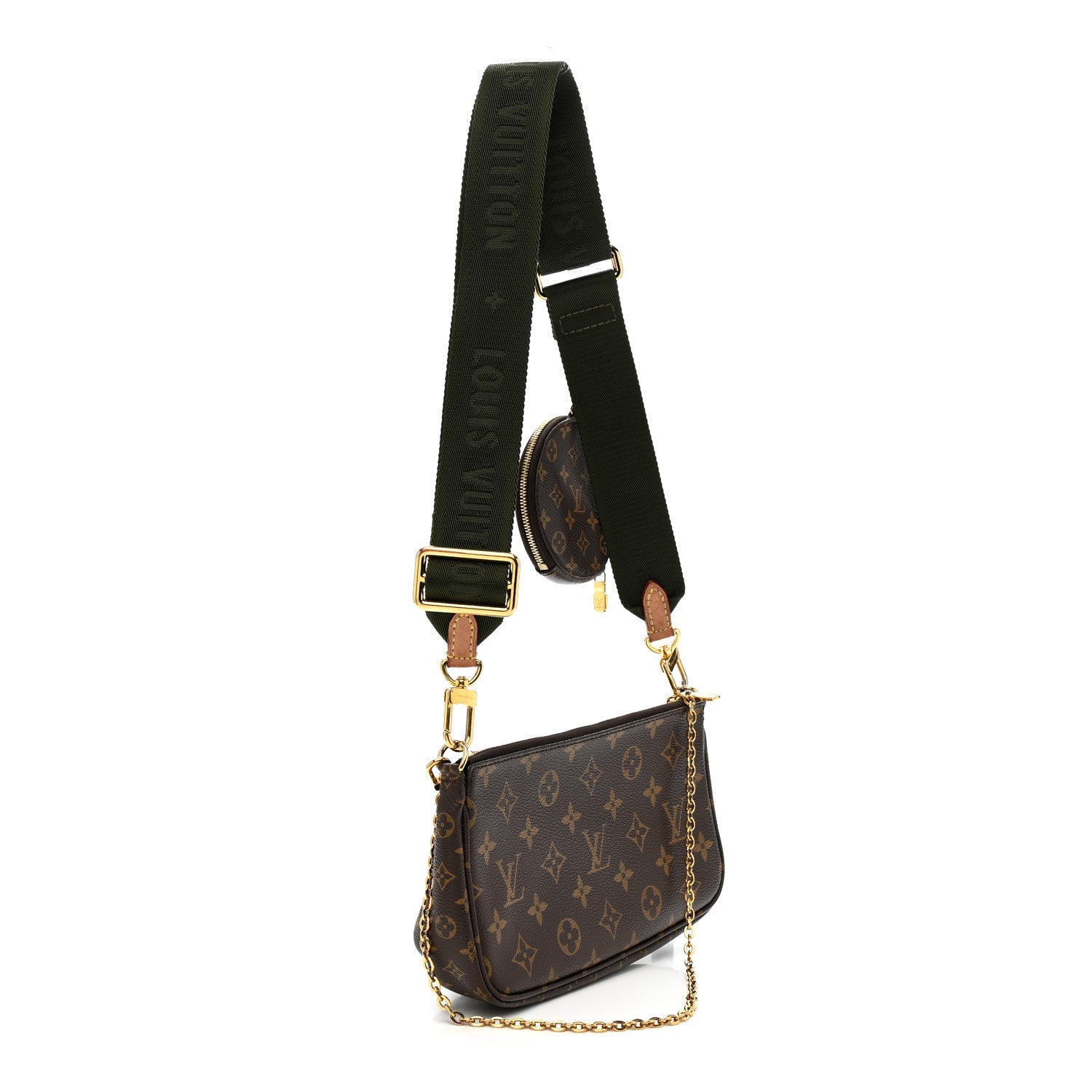 Monogram Multi Pochette Accessories Kaki