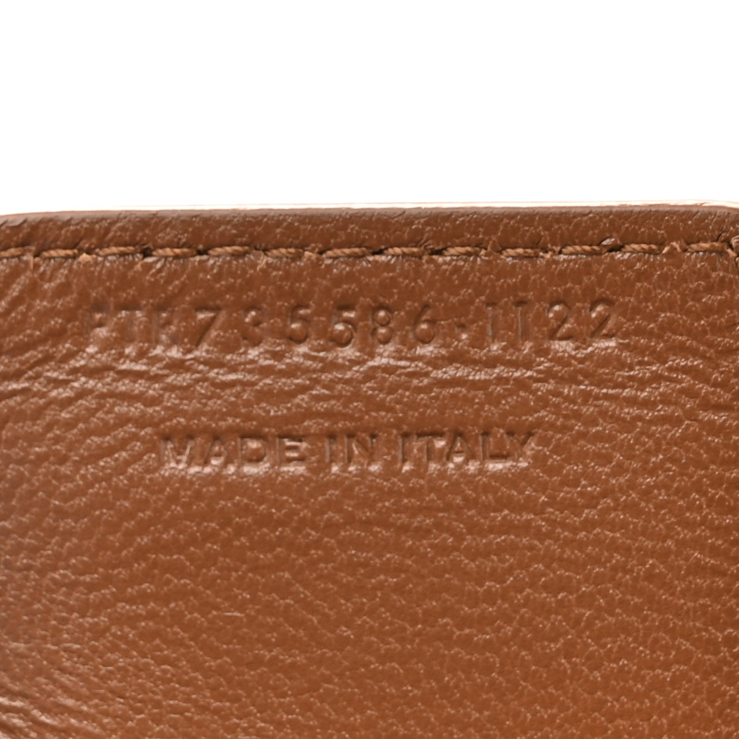 Calfskin Monogram Deli Paper Bag Vintage Beige