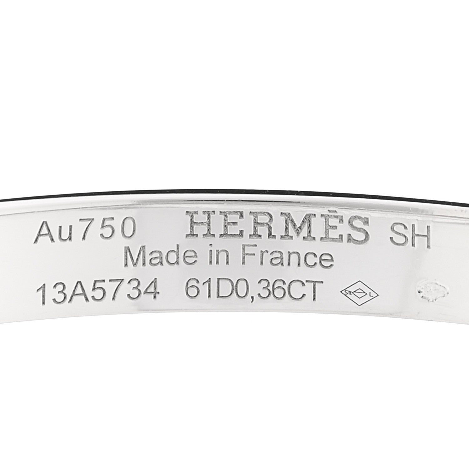 18K White Gold Diamond PM Kelly Pave Bracelet SH