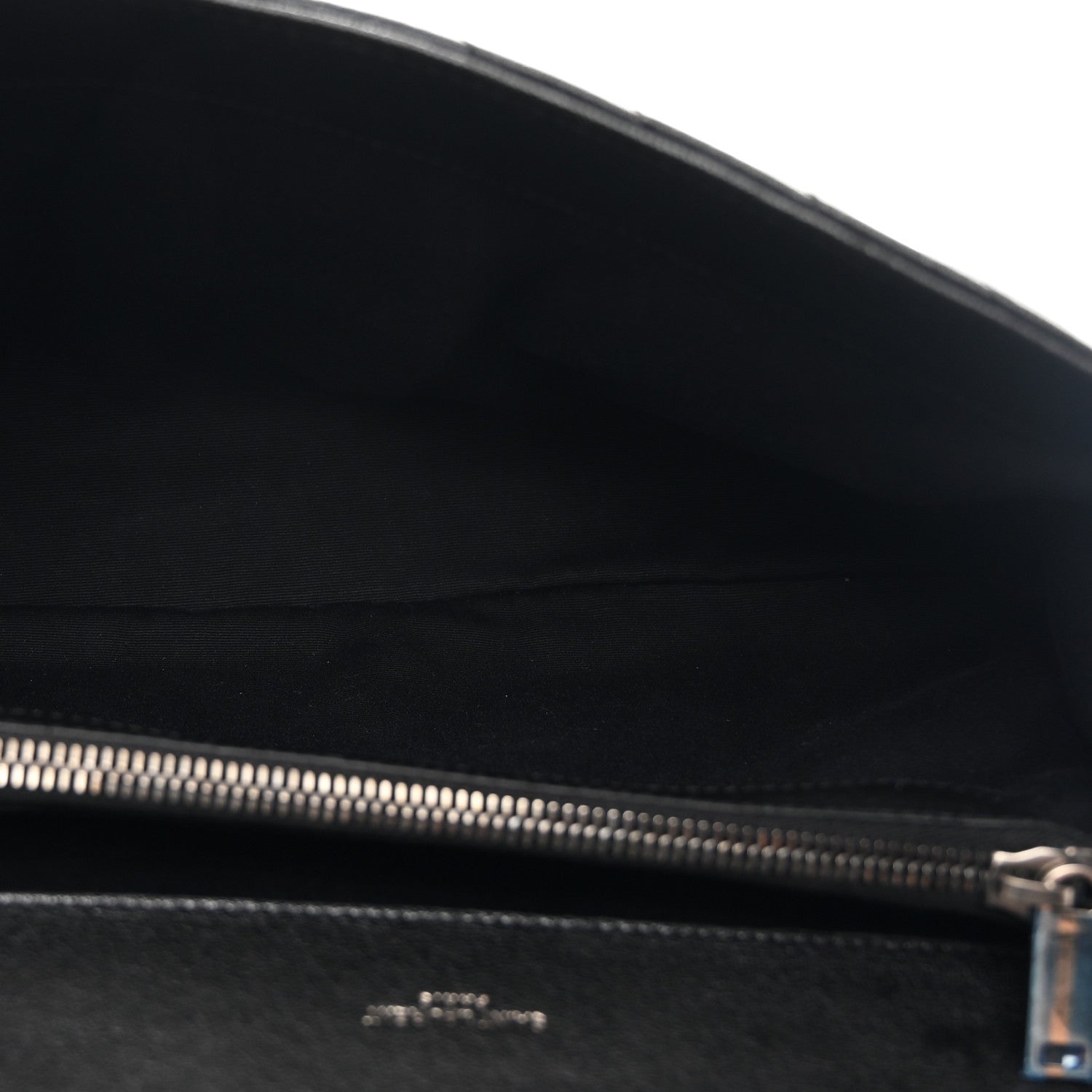 Sheepskin Matelasse Chevron Monogram Large College Satchel Black