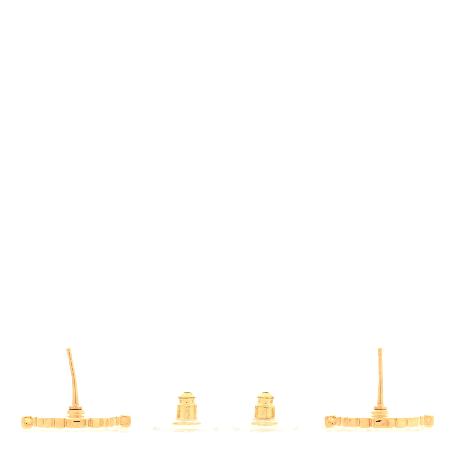 Metal Rue Cambon Earrings Gold