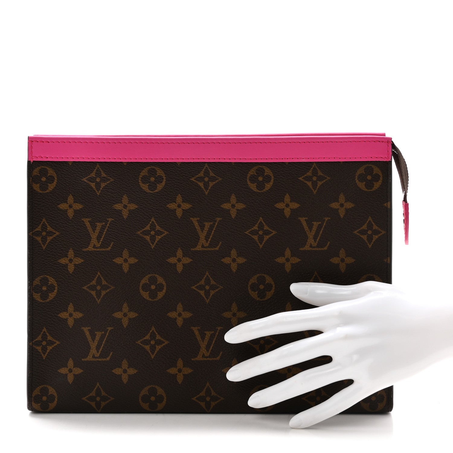Monogram Macassar Pochette Voyage MM Fuchsia
