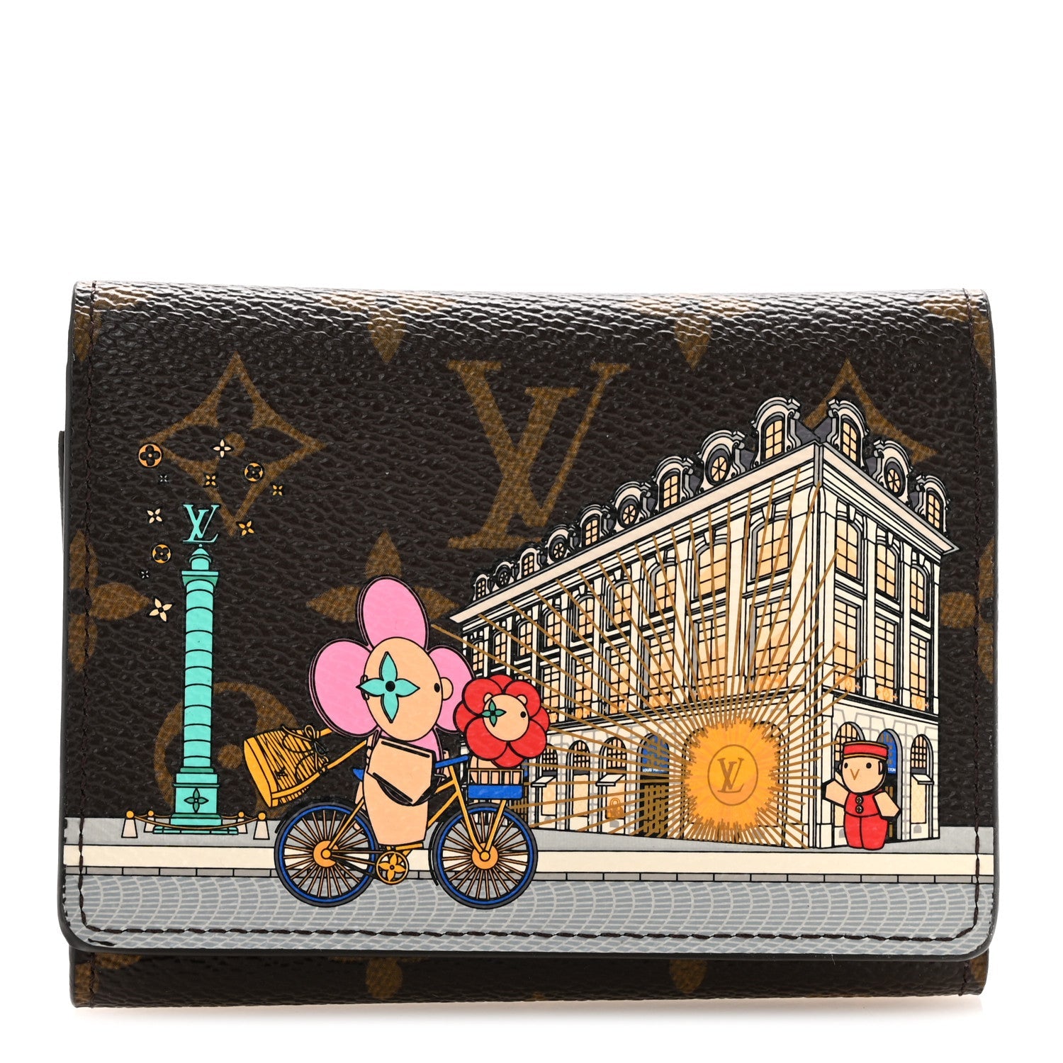 Monogram 2022 Christmas Animation Paris Victorine Wallet Pink