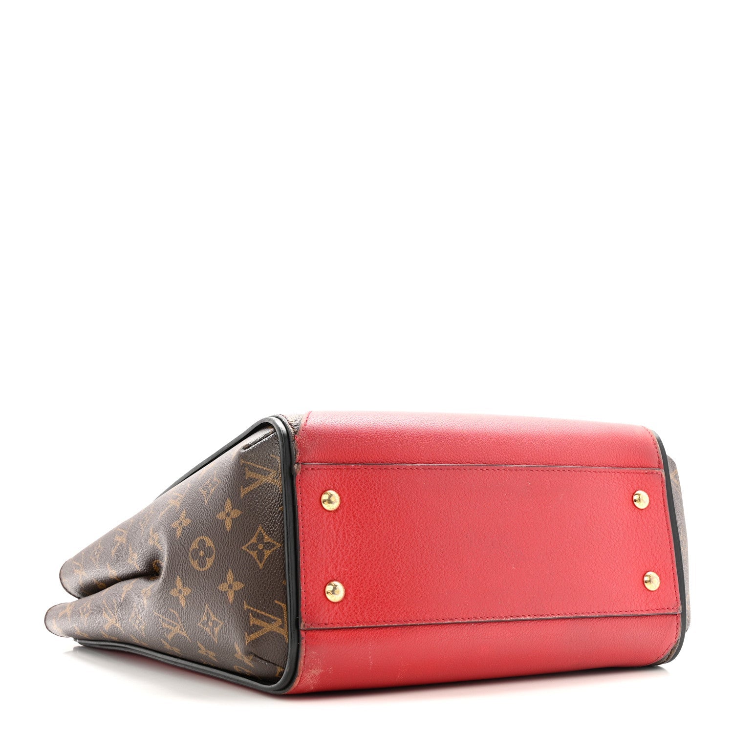 Calfskin Monogram Kimono Tote Cherry